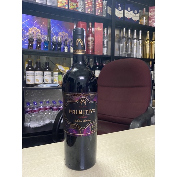 Vang Ý Primitivo đỏ 750ml-Vang Ngọt