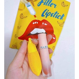 Son filler lipstick chuối collagen khử thâm hồng môi parea 40g