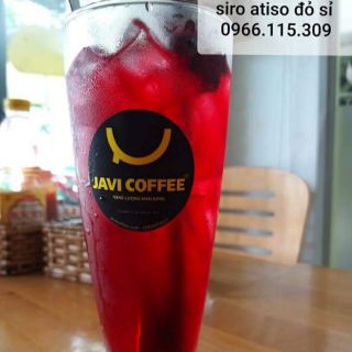 Siro - atiso đỏ 1kg - Siro nhà ngâm đảm bảo chất lượng