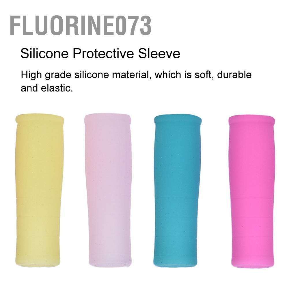 Bộ 10 Vỏ Bọc Silicon Bảo Vệ Dụng Cụ Làm Móng