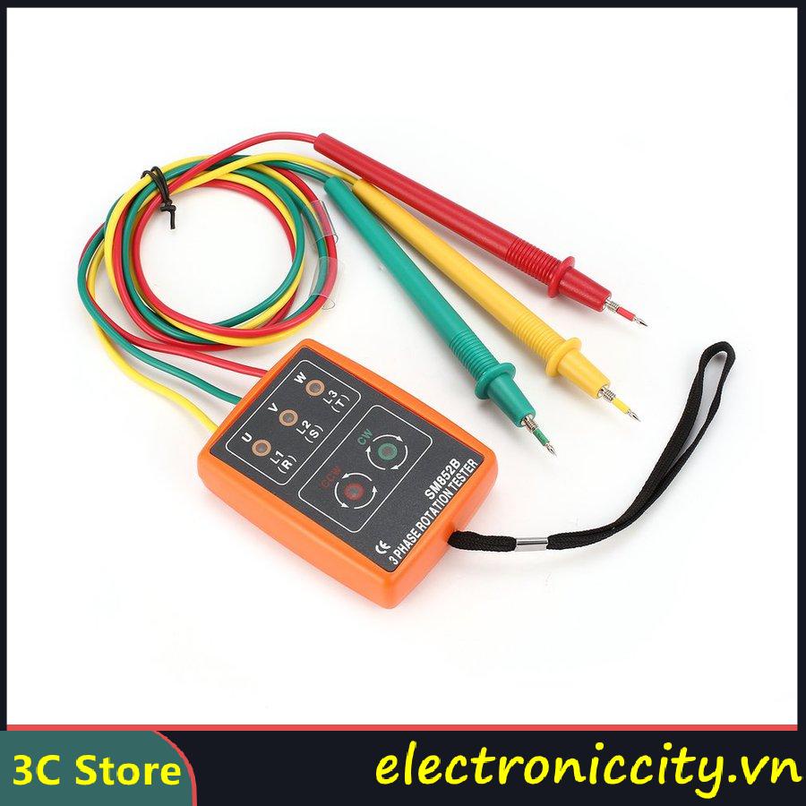 Bộ kiểm tra chỉ báo 3 pha xoay SM852B 60V-600V chất lượng cao