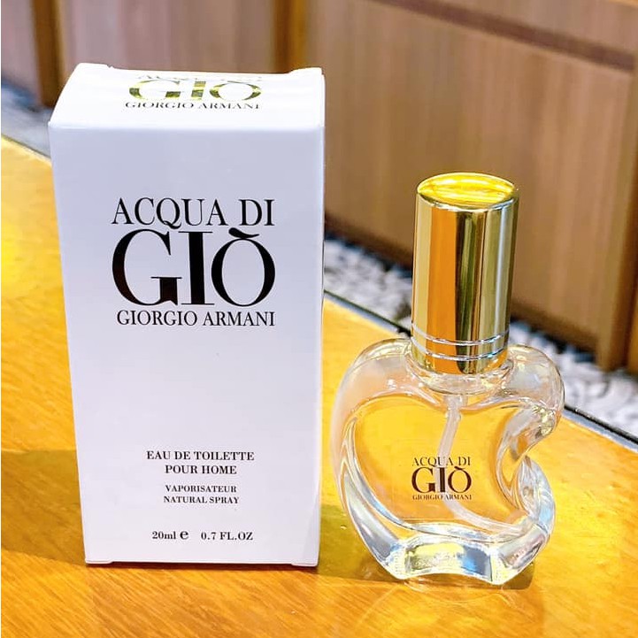 Nước Hoa Nam  💘 Freeship💘 Nước hoa mini Acqua di gio trắng 20ml chính hãng ( check mã code chính hãng )