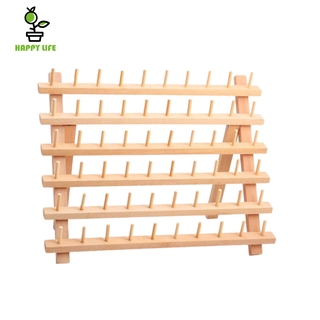 kệ gỗ Để Cuộn Chỉ (60 Cuộn)