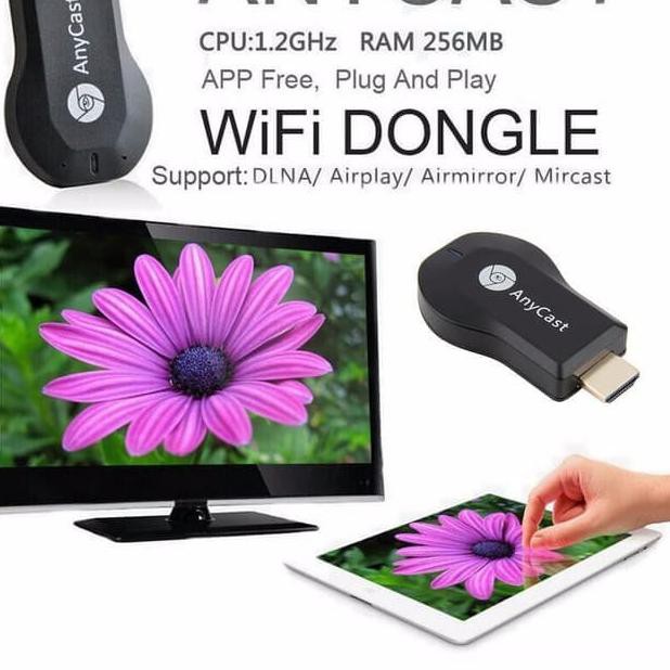 Bộ Chuyển Đổi Hdmi Dongle Anycast Wifi Không Dây / Chromecast Hdmi Sang Av Rca