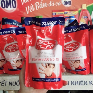 Nước rửa tay lifebuoy chăm sóc da túi 443ml