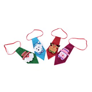 1pc Christmas gifts school children sequins necktie bow tie xmas decoration