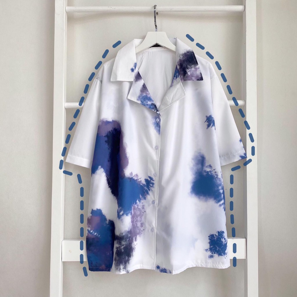 UNISEX - SƠ MI UNISEX - SƠ MI ULZZANG - SƠ MI TIE DYE - SƠ MI LOANG MÀU - SƠ MI TAY LỞ - SƠ MI UNISEX NAM NỮ