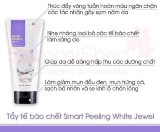 Tẩy Da Chết Trắng Da Ngọc Trai The Face Shop Peeling 120ml