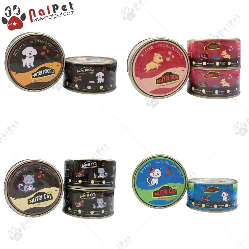 Pate Dinh Dưỡng Cho Chó Mèo Nutri 160g