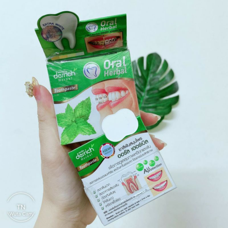 Kem đánh răng Oral Heabal Thái Lan, dùng cho người niềng răng, trắng răng thơm miệng