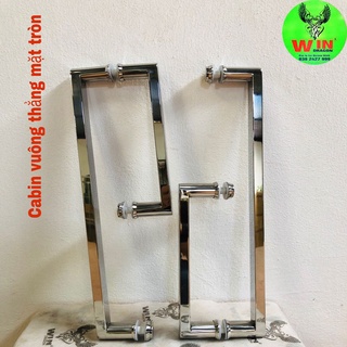 Tay nắm cabin phòng tắm kính inox sus 304
