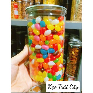 Kẹo bi  vị trái cây sắc màu hộp 500g.