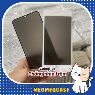 Kính cường lực chống nhìn trộm cho  iphone 6splus/7plus/8/8plus/x/xs/11/12/13/14/pro/max/plus - Meomeocase