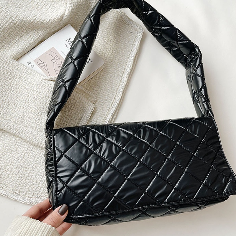 Youyo Túi Đeo Vai / Xách Tay Hình Vuông Bằng Nylon Màu Trơn Nhẹ Nhàng Phong Cách Retro Hợp Thời Trang Cho Nữ