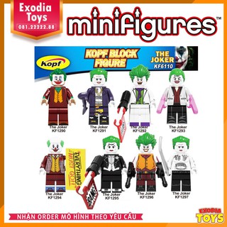 Xếp hình Minifigure DC Comics Kẻ phản diện Joker 2019 - Đồ Chơi Lắp Ghép Sáng Tạo - KOPF KF6110