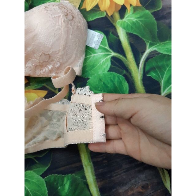 (02)Áo lót ren quây đệm dày nâng ngực