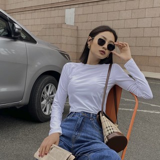 [Mã LT50 giảm 50k đơn 250k] TATICHU - Áo thun ôm tay dài - Basic Tshirt