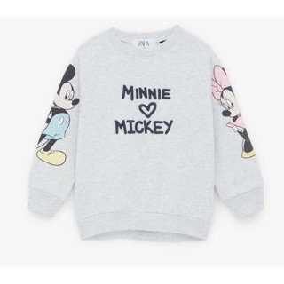 Áo nỉ zara minie & Mickey