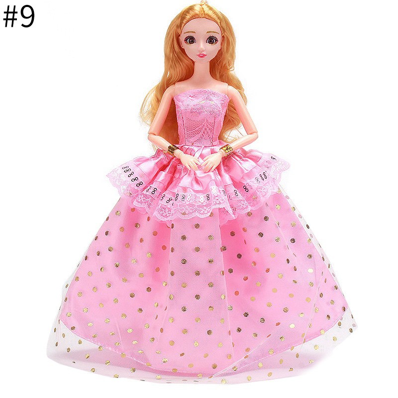 Bộ Đầm Cưới Cho Búp Bê Barbie