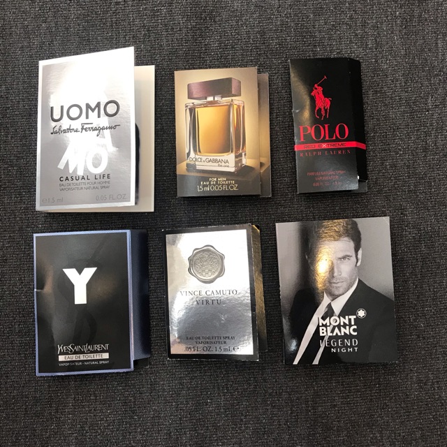 Vial mẫu thử nước hoa nam