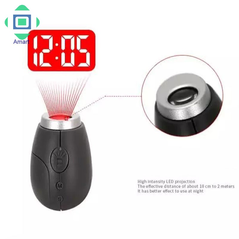 Đồng hồ đèn LED kĩ thuật số mini kèm dây treo