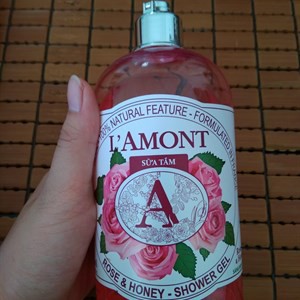 Combo 2 Sữa Tắm L'amont En Provence Cherry Blossom Shower Gel Hương Hoa Anh Đào và Hoa Hồng (500ml / Chai)