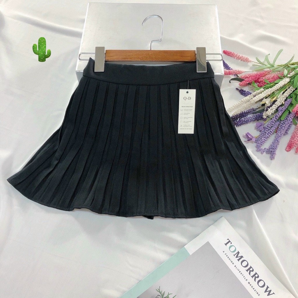 Chân váy dập li có lót trong chất vải mềm mịn lên form cực xinh | BigBuy360 - bigbuy360.vn