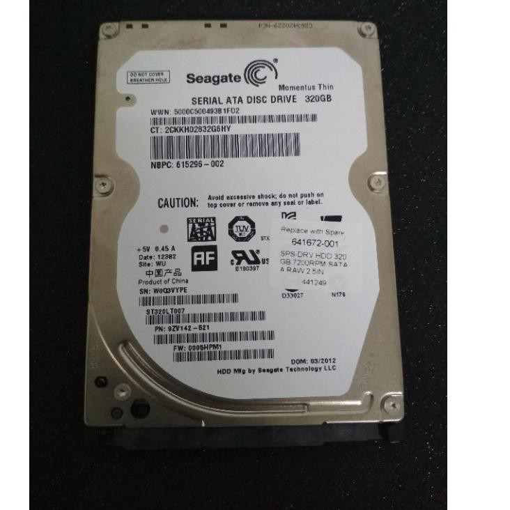 Ổ Cứng Laptop / Notebook 320gb Sata | 2.5 "Inch | BigBuy360 - bigbuy360.vn