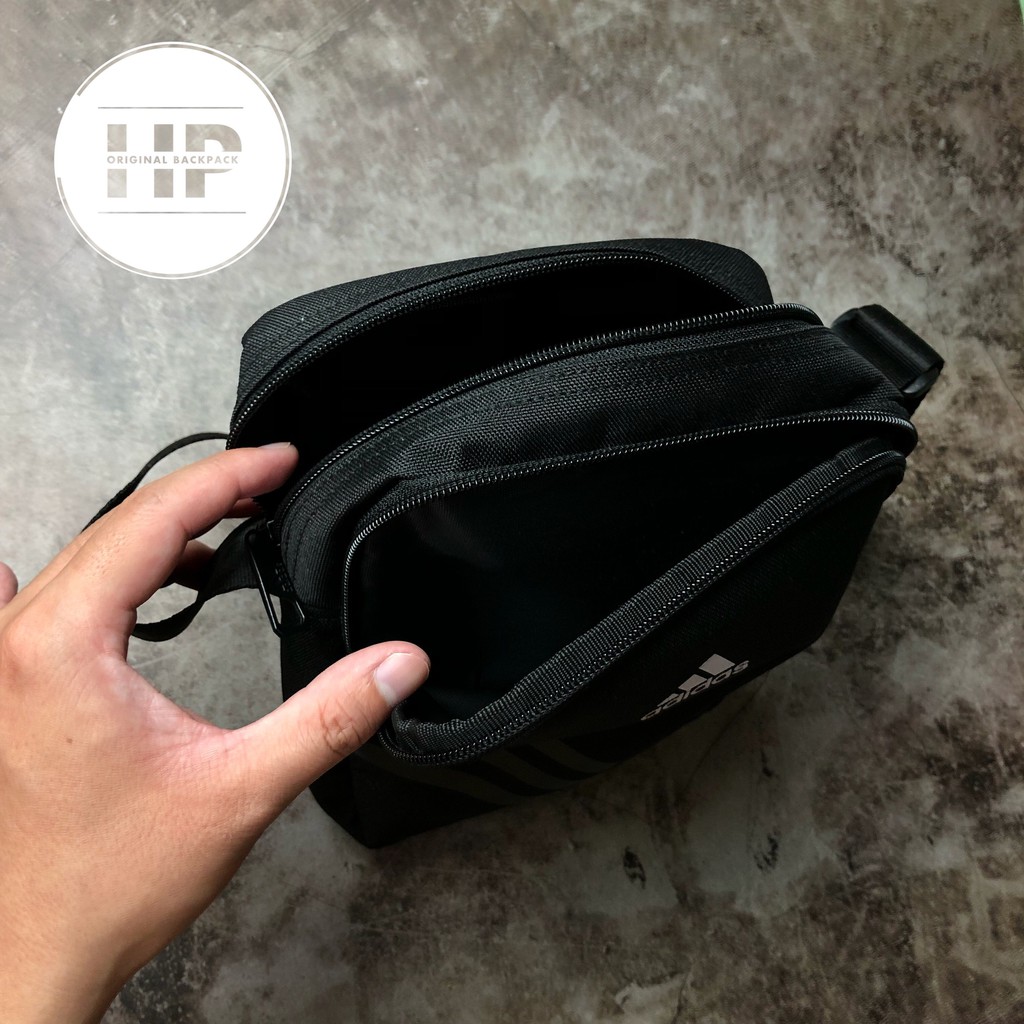 [ XÃ KHO 2 NGÀY ] Túi Đeo Chéo Nam/Nữ 3 Sọc Logo Nhỏ Shoulder Side Bag Sport - AJ4232 ORG | BigBuy360 - bigbuy360.vn