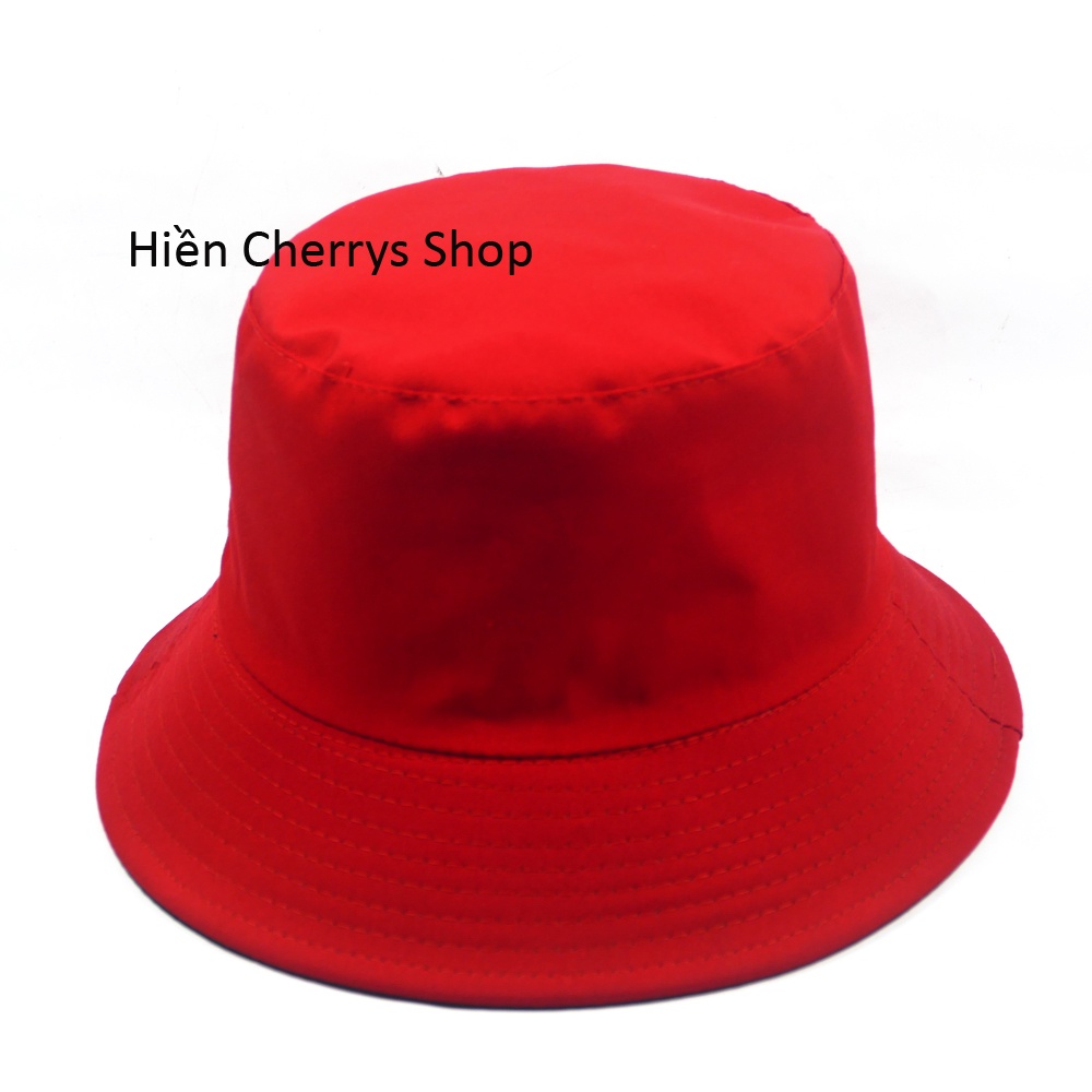 Nón bucket 2 mặt thêu hình bắn tim sành điệu thích hợp cho mọi người