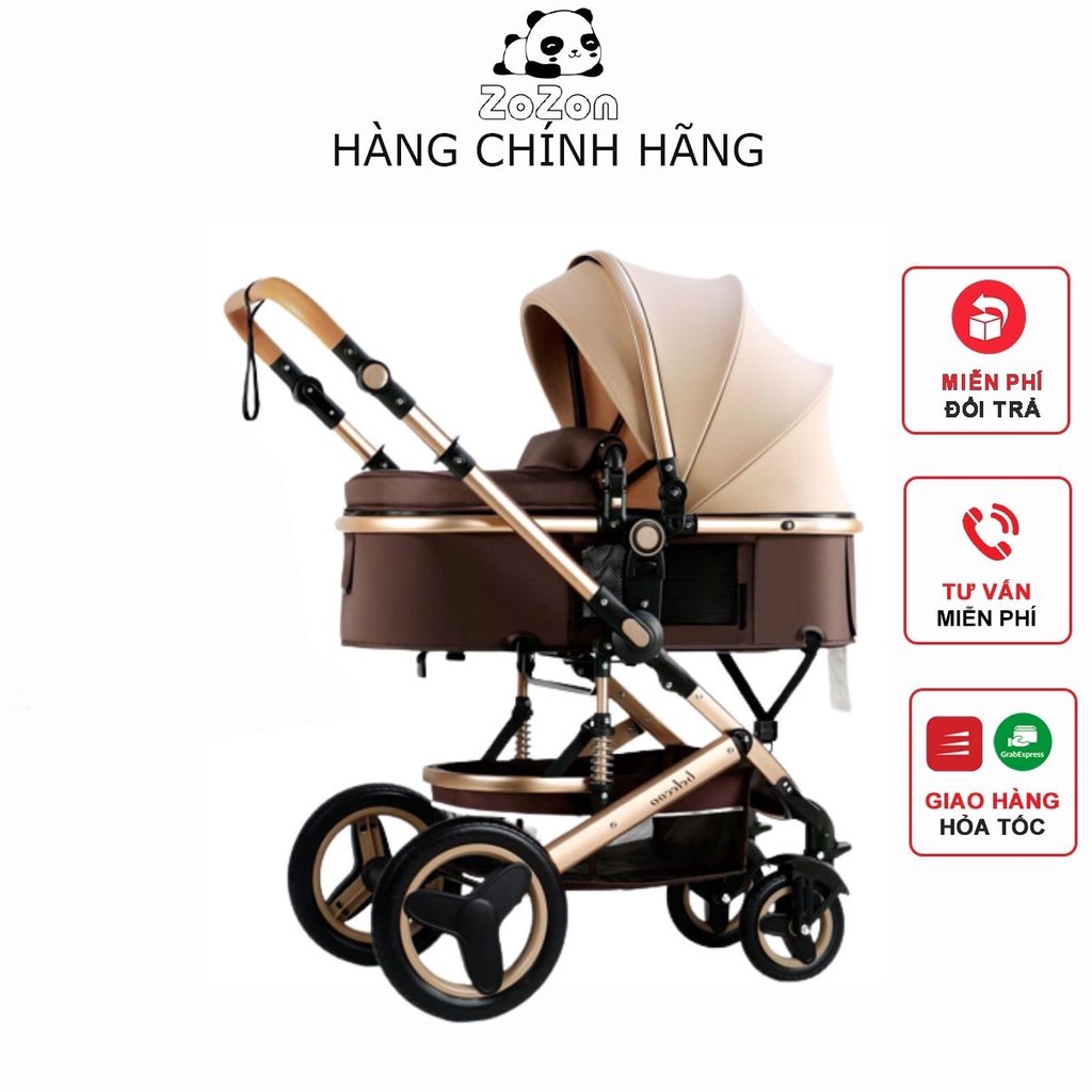 Xe Đẩy Kiêm Nôi Ru Cho Bé Beleco Hàng Chính Hãng Bảo Hành 3 Tháng