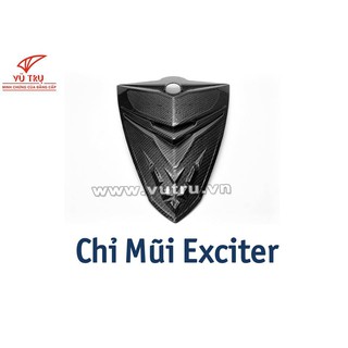Chỉ mũi (Ốp mặt nạ) CARBON xe Exciter 150