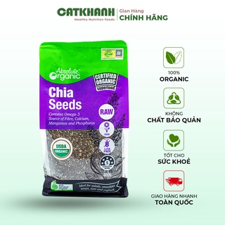 Hạt chia úc chính hãng ăn kiêng tăng cường sức khỏe organic absolute túi 400gr/1kg