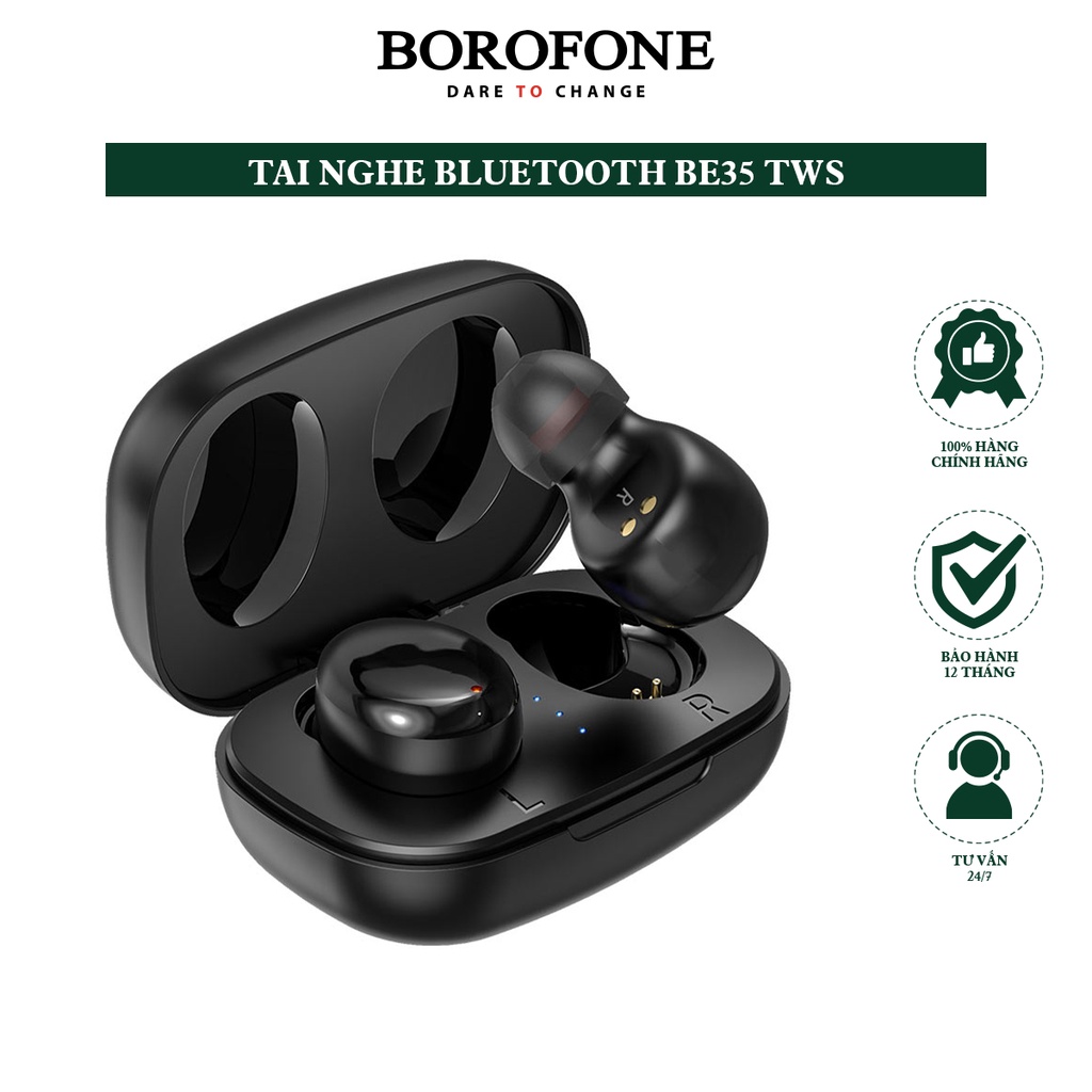 Tai nghe bluetooth không dây BOROFONE BE35 Agreeable Voice TWS - AK Mobile