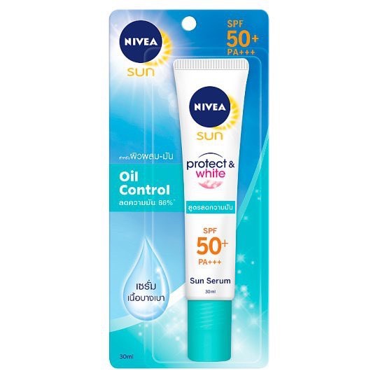 KEM CHỐNG NẮNG VÀ DƯỠNG TRẮNG DA NIVEA SPF50+ PA+++: 30ML