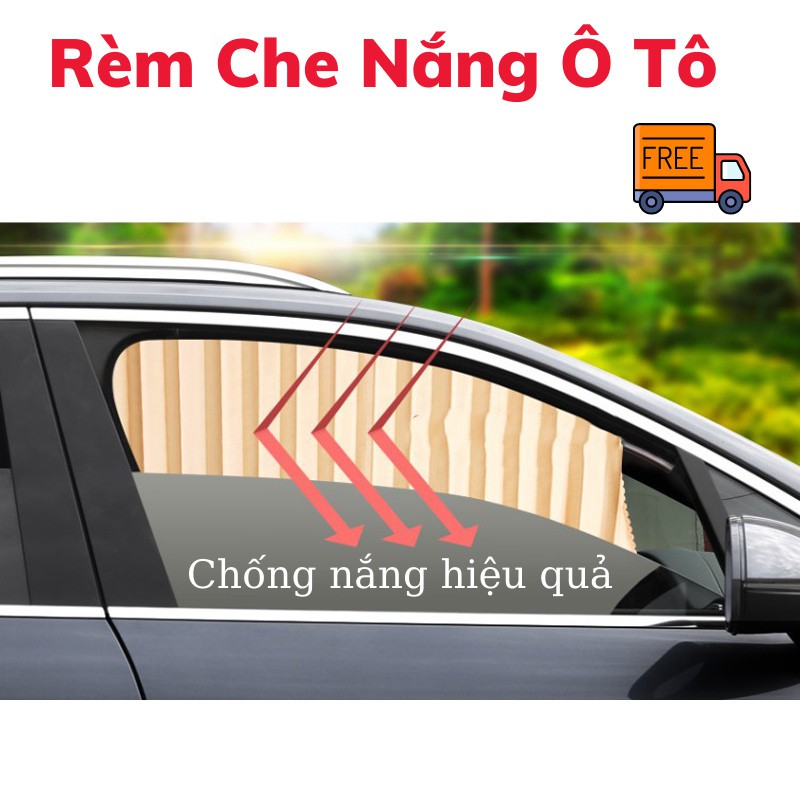 Rèm Che Nắng , Rèm Cửa Ô Tô Bằng Vải Có Gắn Nam Châm LIMO.H