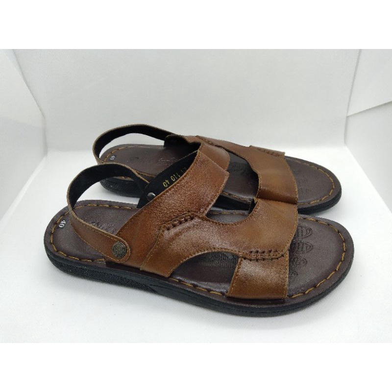 Dép sandal da nam da đẹp siêu bền