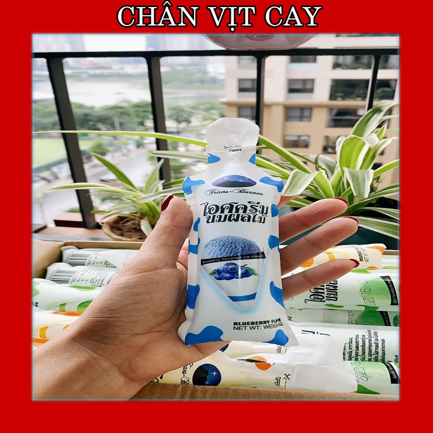 Kem sữa chua ❤️ Kem trái cây loại I siêu to, mát lạnh giải nhiệt mùa hè thơm ngon bổ dưỡng