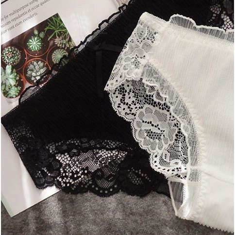 Quần lót ren nữ đính nơ sexy siêu rẻ-QL002,Quần Lót Đúc Pha Ren Hoa | BigBuy360 - bigbuy360.vn