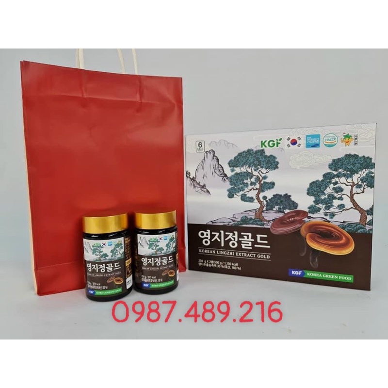 Cao Linh Chi Korea Green Food Hộp 2 lọ x 250gr, trumsihanhanquoc