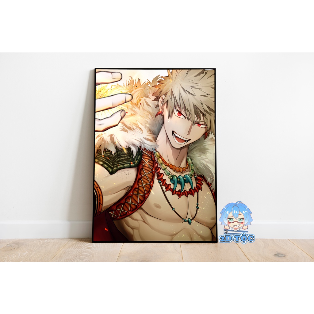 Ảnh poster A3 Bakugo Katsuki (15) Anime Manga My Hero Academia chất liệu giấy cao cấp - 2D Tộc Shop