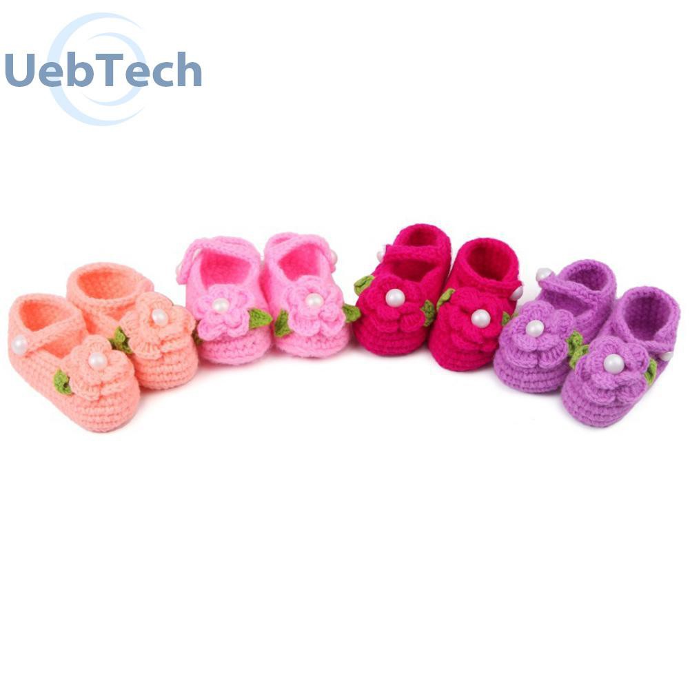 Giày Đan Len Thủ Công Cho Bé Sơ Sinh