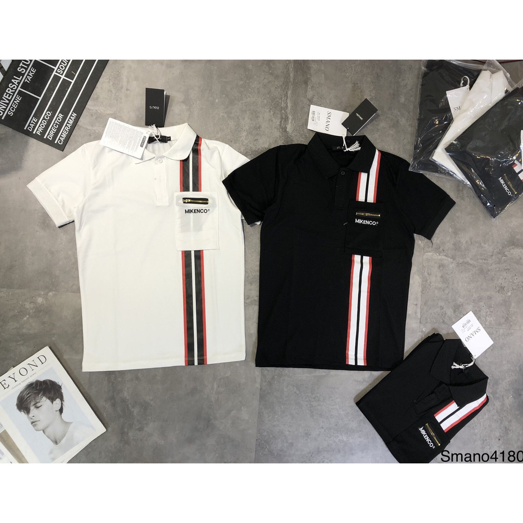 Áo Phông Mùa Hè-AC105- Áo Thun Polo Nam Tay Ngắn Cổ Bẻ Kẻ Sọc Chất Liệu Thun Phối Túi Thoáng Mát - XƯỞNG MAY THẢO PHẠM