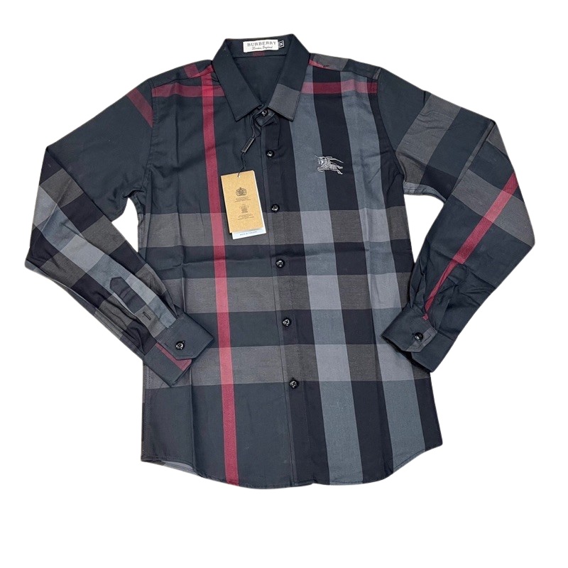 Áo sơ mi nam tay dài BBR kẻ caro ,chất liệu cotton thoáng mát, không nhăn, không bai xù