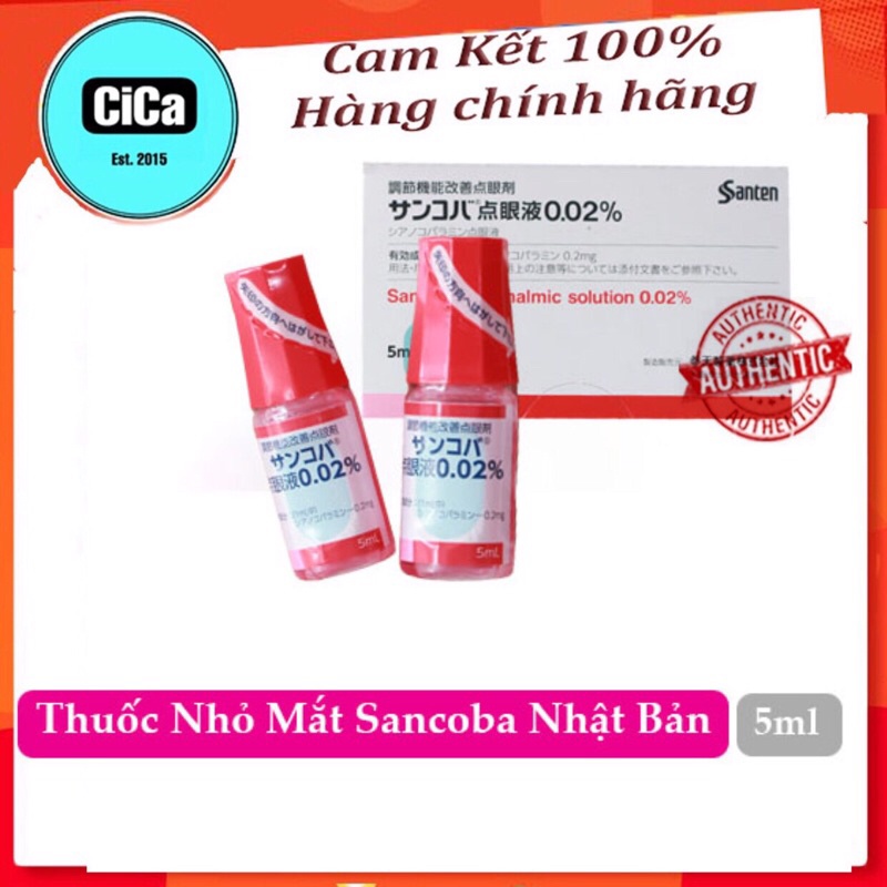 NHỎ MẮT SANCOBA 0,02% NHẬT BẢN