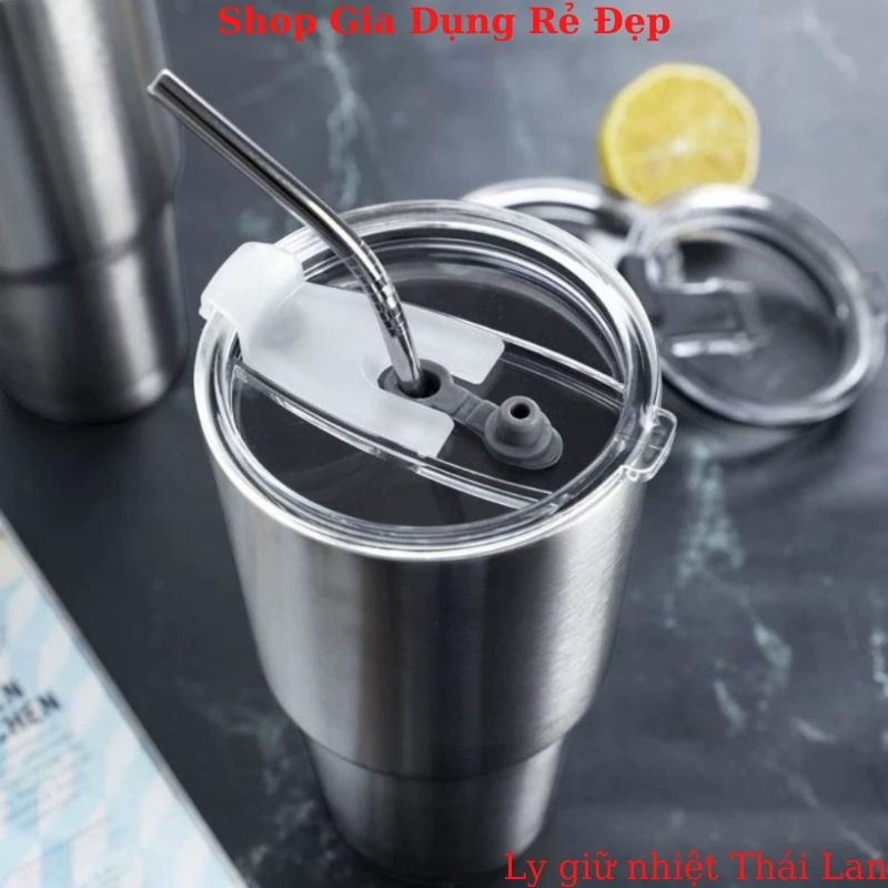 LY GIỮ NHIỆT INOX THÁI LAN 💥FREE SHIP💥 Cốc Giữ Nhiệt độ 2 lớp, Vỏ inox, Lõi Nhôm - Dung tích 900ml