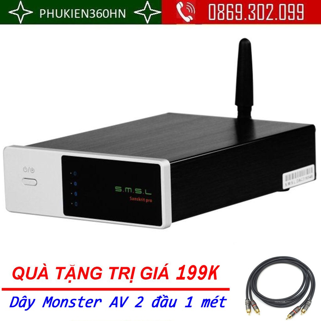 (QUÀ TẶNG 199K) Bộ Giải Mã Âm Thanh SMSL SanskritPRO DAC Bộ chuyển đổi kỹ thuật số