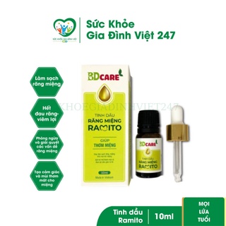 Tinh dầu răng miệng ramito -10ml - làm sạch và thơm răng miệng - ảnh sản phẩm 1