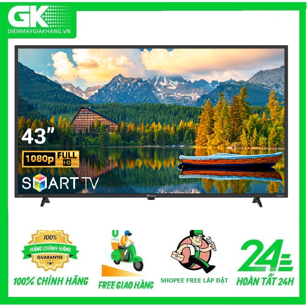 43FX5200   - MIỄN PHÍ CÔNG LẮP ĐẶT- Smart Tivi Casper 43 inch 43FX5200