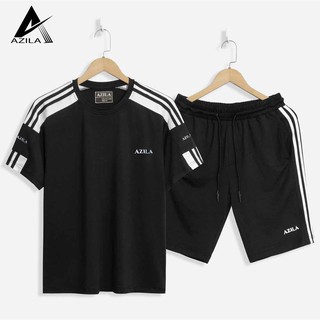 Bộ Thể Thao Nam AZILA Chất Liệu Cá Xấu Mền mịn , Năng Động Thoải Mái Mùa Hè, 2 Màu Trẻ Trung - BN297